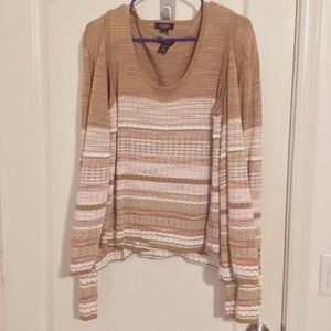 Tank Top multi colored with matching vest